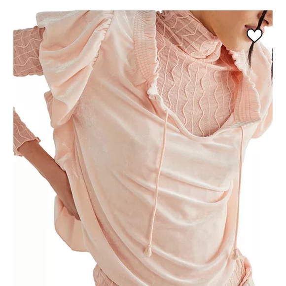 Free People Velvet Crop Top ❤️ - Picture 2 of 3